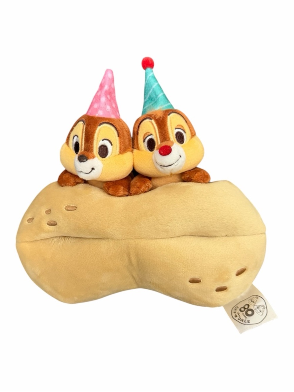 2023 Disney Store Japan Chip & Dale 80th Anniversary Plush Pouch